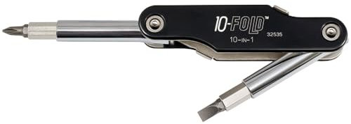 Klein Tools 32535 10-in-1 10 Fold Screwdriver/Nut Driver