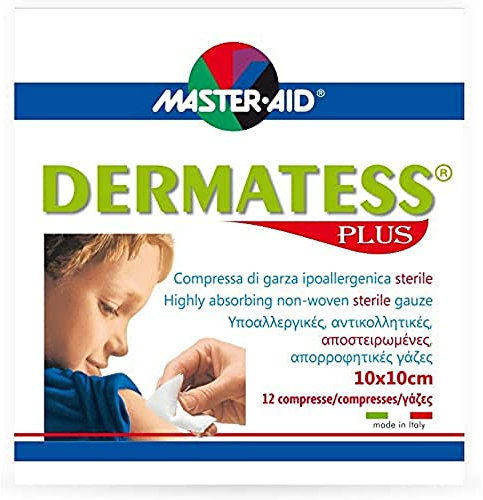 Master Aid Dermatess Plus 10 x 10 cm 12 Pezzi - 1 Prodotto