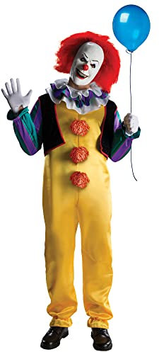 Rubie‘s Official Pennywise Deluxe Kostüm für Erwachsene aus dem Film ES, Größe Standard Halloween