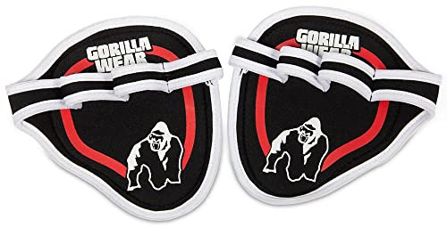 GORILLA WEAR Palm Grip Pads - Black/Red - One Size