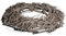 Rayher Hobby 65019000 Weidenkranz, weiß gewischt, 40 cm ø, Höhe 8 cm, Adventskranz, Türkranz, Naturkranz, Weidenring, Kranz aus Weide