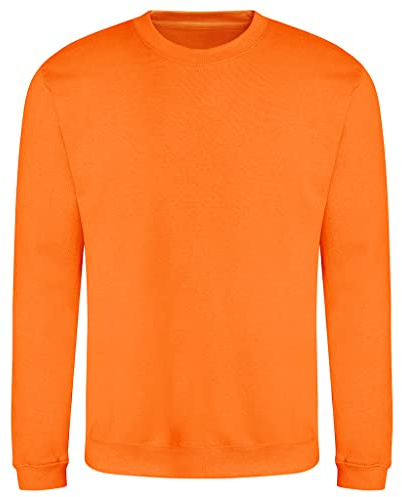 AWDis Herren Sweat Sweatshirt, Orange (ORANGE Crush OCR), M