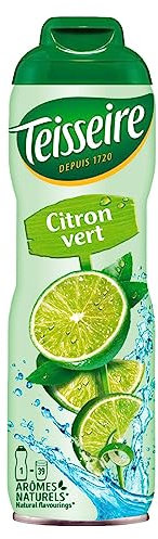 Lime (Citron Vert) Teisseire all natural Lime (Citron Vert) Syrup 600 ml 20.3oz, One