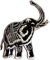 Catch the Patch Elefant Tier Thailand - (Größe: 9,8 x 9,8 cm) – Aufbügler & Applikationen in verschiedenen Größen – Ideal für Kleidung, Schulranzen, Jeans & Rucksäcke