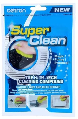 Betron Cleaning Putty, Keyboard, Car Air Vent, Dashboard Button Cleaner, Universal Gel for Laptops, PC, Console Controllers, Remote Controls, and More