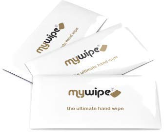 MYWIPE ULTIMATE Antibacterial Large Freshen Up Refreshing Lemon Wet Hot or Cold Hand Wipes Towels Catering & Restaurant - Case of 500