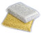 8X (4-x2er) MAAJ® TEFLONSCHWAMM Lurex Gold/Silber