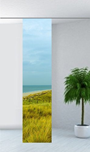 gardinen-for-life Flächenvorhang Dünenlandschaft, Schiebevorhang mit Strand-Motiv, Gr.60x245 cm