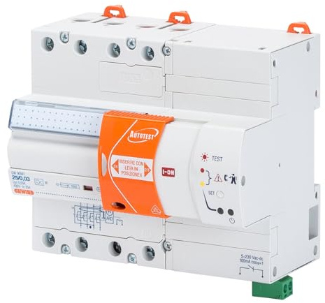 Gewiss GW90942 FI-Schutzschalter 4polig 40 A 0.03 A 400 V Autotest 8011564420144