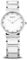 BERING Damen Quarz Uhr | Armbanduhr 29 mm silbernes Edelstahlgehäuse und weißes Zifferblatt | Edelstahlband mit Keramikelementen | 5 ATM | 10729-754
