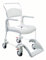Etac Dusch- und Toilettenrollstuhl Clean mintgrün 49cm hoch, Badehilfen