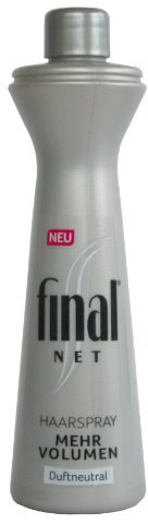 Final Net Haarspray Nachfüllflasche mehr Volumen Duftneutral 125ml