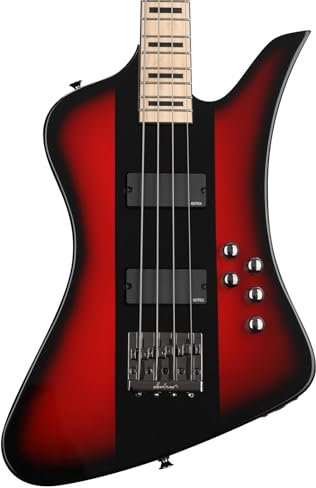 Jackson X Series Signature David Ellefson Bird IV Bass Red Stripe
