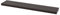 DURAline Wandregal, schwebend schwarz, 38 x 118 x 23,5 cm