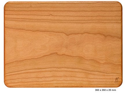 Schneidbrett, rechteckig, groß, 360x260x20 mm, Kirsche