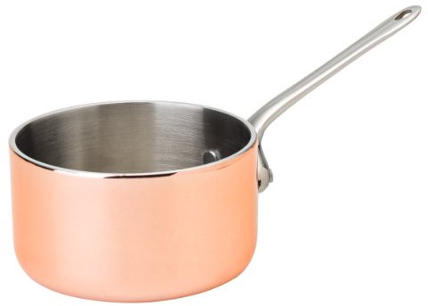 Mini Copper Presentation Saucepan 3 (7.5cm) - 5.5oz (15cl) (Box Size 1x6)