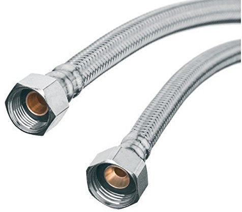 Flexi Flexible Kitchen Basin MonoBloc Tap Connector Hose Pipe 3/8 x 3/8 50cm Length