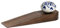 Cale-porte traditionnel et vintage en bois - Bleu