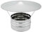 UTILFER Testa Camino Acciaio Inox Base Tonda - Canne Fumarie - 130