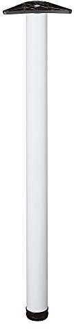 Pied DE Table 1-710X60 Acier Blanc (S)