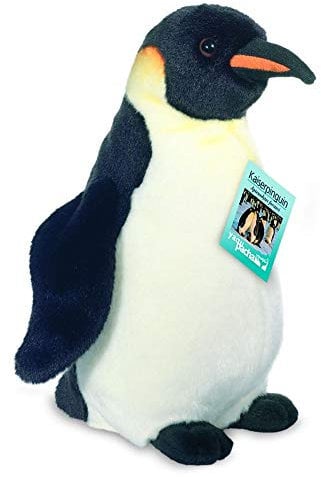 Teddy Hermann 90032 Kaiser-Pinguin 30 cm, Kuscheltier, Plüschtier, Sonderedition yaqu Pacha mit recycelter Füllung