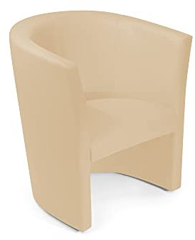 Charly Cocktailsessel Polstersessel Sessel Polsterstuhl Stuhl in beige, beige