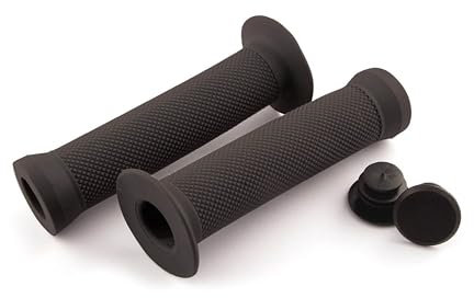 Clarks D1 Bmx Plug Grip W/ Closed Ends - Black