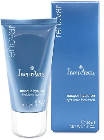 JEAN D'ARCEL RENOVAR masque hyaluron – Erfrischende Feuchtigkeitsmaske – Mit Hyaluronsäure & Shea-Butter – Hyaluronic Face Mask – 50 ml