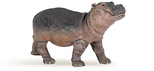 Papo -Handbemalt - Figuren -Wildtiere Der Welt-Nilpferdjunges-50052-Sammelbar-Für Kinder - Geeignet für Jungen und Mädchen - Ab 3 Jahren