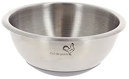DE BUYER 1830 3373.24 Rühr- & Schlagschüssel Ø 24 cm/ 3,6 Ltr Fassungsvermögen/ Edelstahl