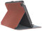 Speck Products StyleFolio Luxe Coque et Support pour iPad Mini 4 Textured Metallic Clay Red/Nickel Grey/Slate Grey