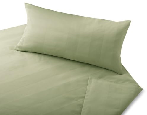 Cotonea Satin-Bettwäsche Superbe Mint (135x200 cm + 40x80 cm)