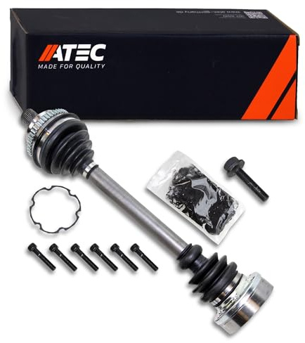 ATEC Germany 1x Arbre de transmission avant gauche arbre à cardan ou droit | Compatible avec: VW TRANSPORTER T4 Bus, TRANSPORTER T4 Kasten, TRANSPORTER T4 Pritsche/Fahrgestell (70E, 70L, 70M, 7DE, 7DL