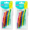 Tepe Lot de 2 brossettes interdentaires angulaires Couleurs disponibles : rose, orange, rouge, bleu, jaune, vert. Tailles disponibles : 0,4 mm, 0,45 mm, 0,5 mm, 0,6 mm, 0,7 mm, 0,8 mm