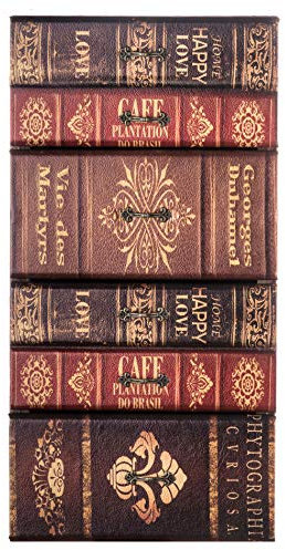 Rebecca Mobili Organizer 4 cassetti plastica, portagioielli Marrone, plastica, Stile Retro, per Cosmetici Accessori Bagno Cucina - Misure: 48 x 24 x25 cm (HxLxP) - Art. RE4781