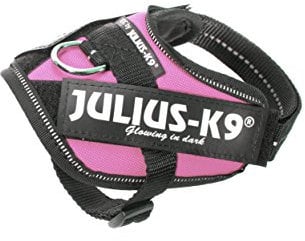 Julius K9 16IDC-PN-B1 IDC-Powergeschirr mit Logofeld, Baby 1, pink