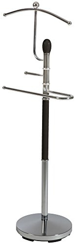 Herrendiener Holzteile schwarz lackiert Metall silber max. 2kg