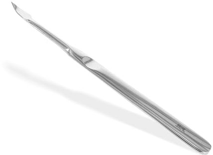 Otto Herder - Cuchillo para uñas (doble instrumento, 12 cm, inoxidable, mate, 2 en 1)