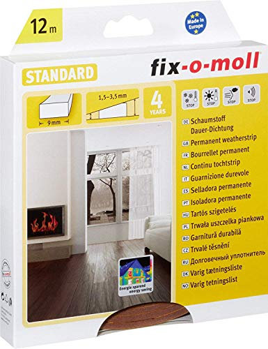 fix-o-moll 3565227 Schaumstoff Dauer-Dichtung, 12 m