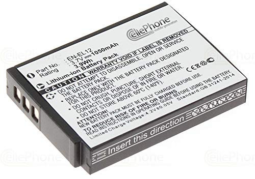 cellePhone Batterie Li-ION Compatible avec Nikon EN-EL12