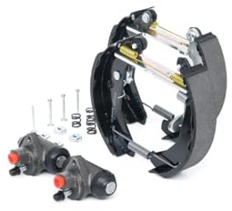 Bosch KS047 Kit Super Pro - Rear drum brake kit - 1 pre-assembled set, 2 wheel brake cylinders, 4 brake shoes