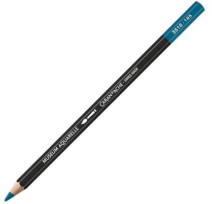 Caran D'ache Museum Aquarelle Watercolour Pencils - Ice Blue (3510.185)
