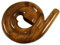 GURU SHOP Rundes Didgeridoo (Holz) - Modell 4, Braun, 28x30x4,5 cm, Musikinstrumente