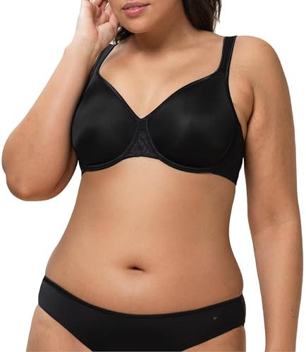 Triumph Donna Comfort Minimizer W X, Bra, BLACK, 3F