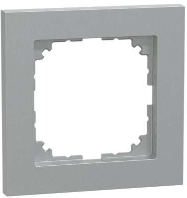 Schneider Electric Merten M-Pure-Rahmen für Steckdosen und Schalter, 1-fach, aluminium, Artikelnummer MEG4010-3660