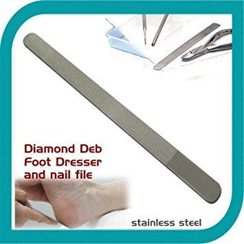 New Diamond Nail File, Hand or Toenail File, Double Sided Podiatrist Quality 8