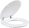 Beldray LA032355 Abattant WC, Siège et Couvercle de Toilette en Bois MDF, 360 x 418 mm, Installation et Nettoyage Faciles, Charnières en Alliage de Zinc, Blanc