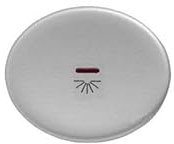 Niessen tacto - Tecla pulsador con visor simbolo luz tacto plata