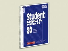 Collegeblock Student, A4, liniert, 80Blatt, 70g/qm