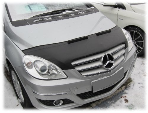 AB-00116 AUTO-BRA kompatibel mit MB Mercedes-Benz B-Klasse T245 Bj. 2005-2011 Haubenbra Steinschlagschutz Tuning Bonnet Bra